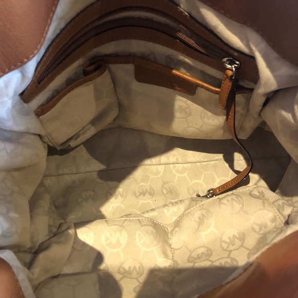 Michael Kors Hamilton Brown/Caramel Handbag -Tote - Picture 9 of 16